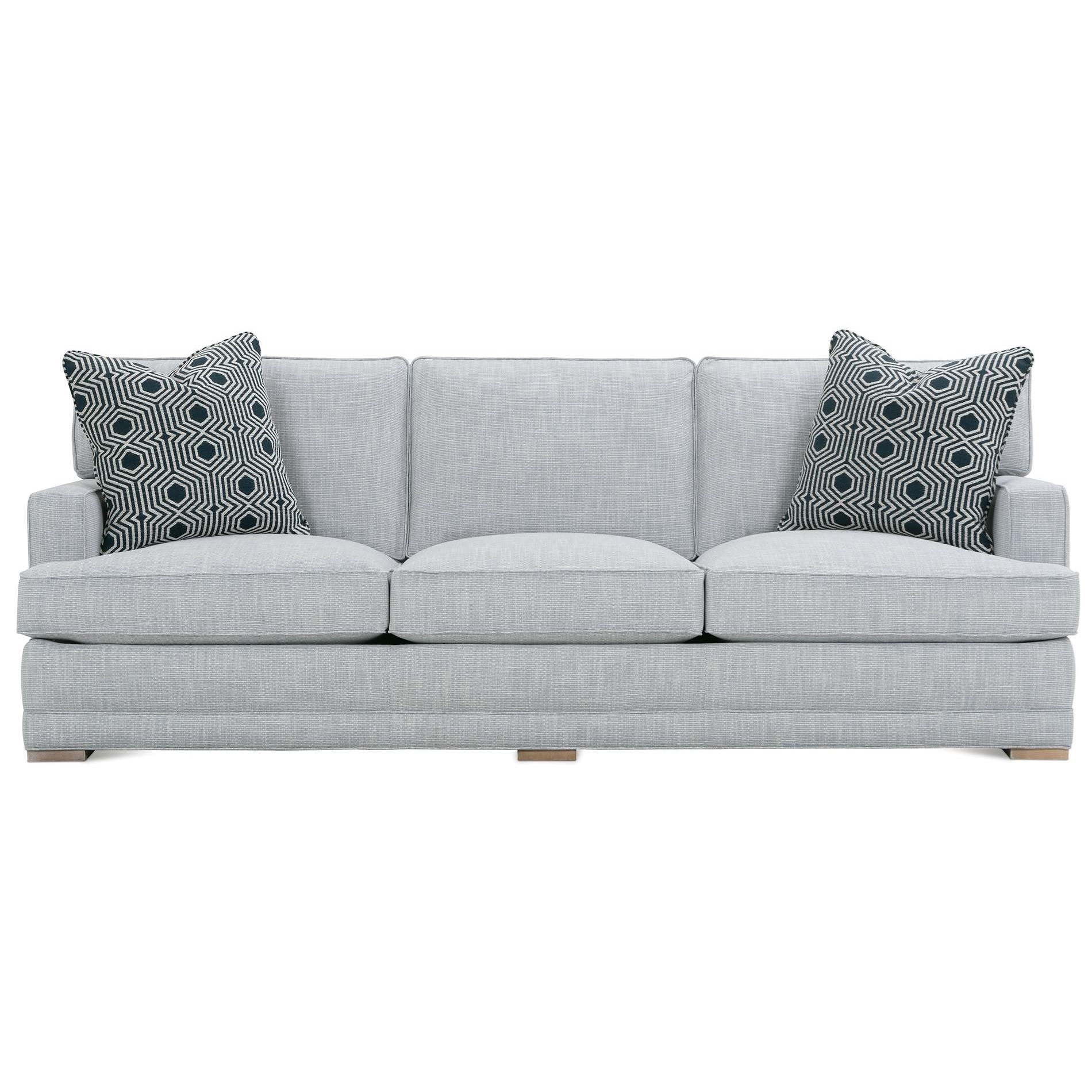 Rowe Grayson P705203 Contemporary Sofa with Track Arms Simon's